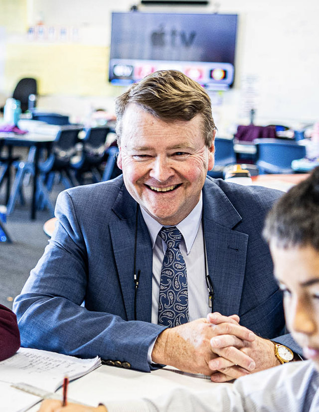 Principal Tony Hughes at Christ the King Catholic Primary School North Rocks