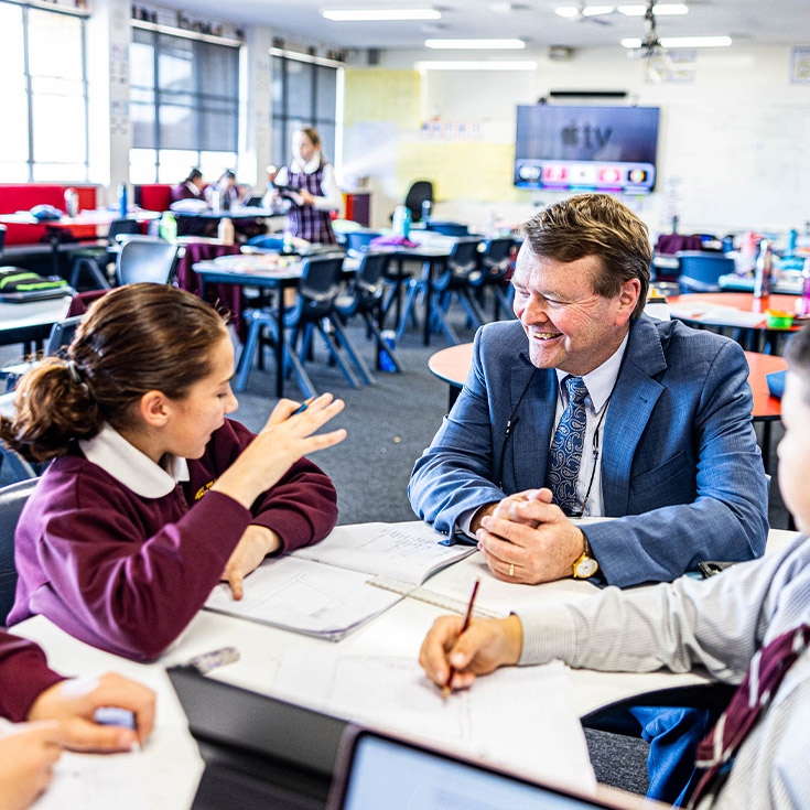 Principal Tony Hughes at Christ the King Catholic Primary School North Rocks