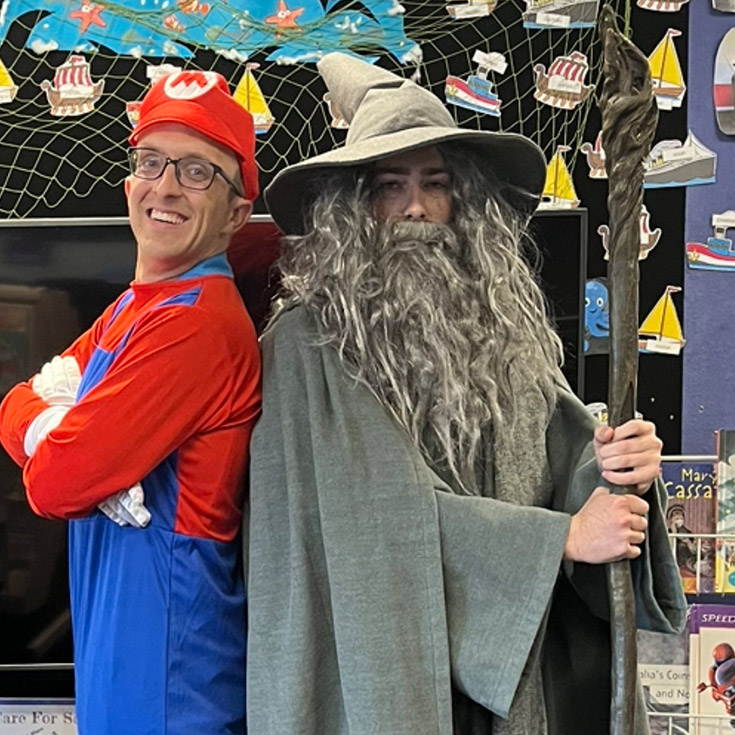 Teachers during Book Week at Christ the King Catholic Primary Nth Rocks